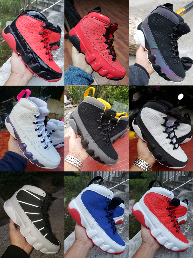 

Jumpman 9 Particle Grey Men Basketball Shoes Change The World Dream Bred Gym Red University Glitter 9s OG Racer Pearl Blue Snakeskin Mens Sports Trainers Sneakers, As photo 3