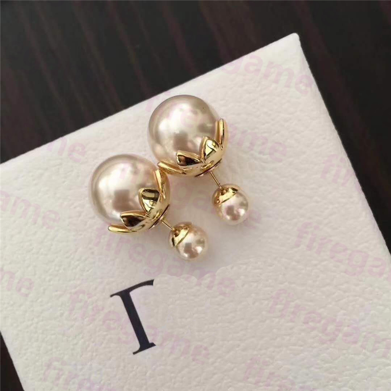 

Classic Pearl Studs Vintage Letters Danglers for Women Tide Fashion Womens Earrings Alphabetic Ear Stud Delicate Gifts