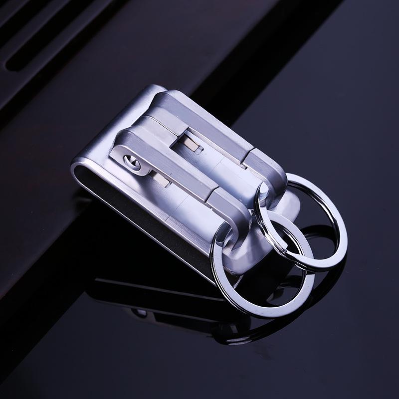 

Keychains Men Fashion High Quality Key Chain Waist Hanging Holder Gift Jewelry With Box