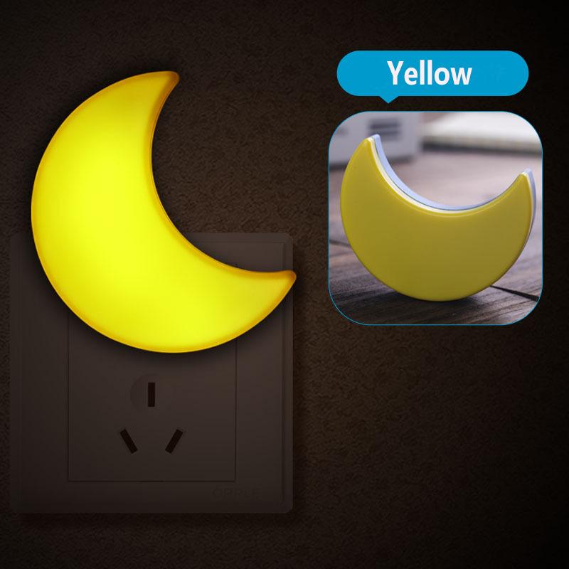 

Night Lights LED Light Mini Moon Dark Children Bedroom Bedside Kids Lamp Baby Sleeping Lighting Nightlight 110V 220V EU US Plug