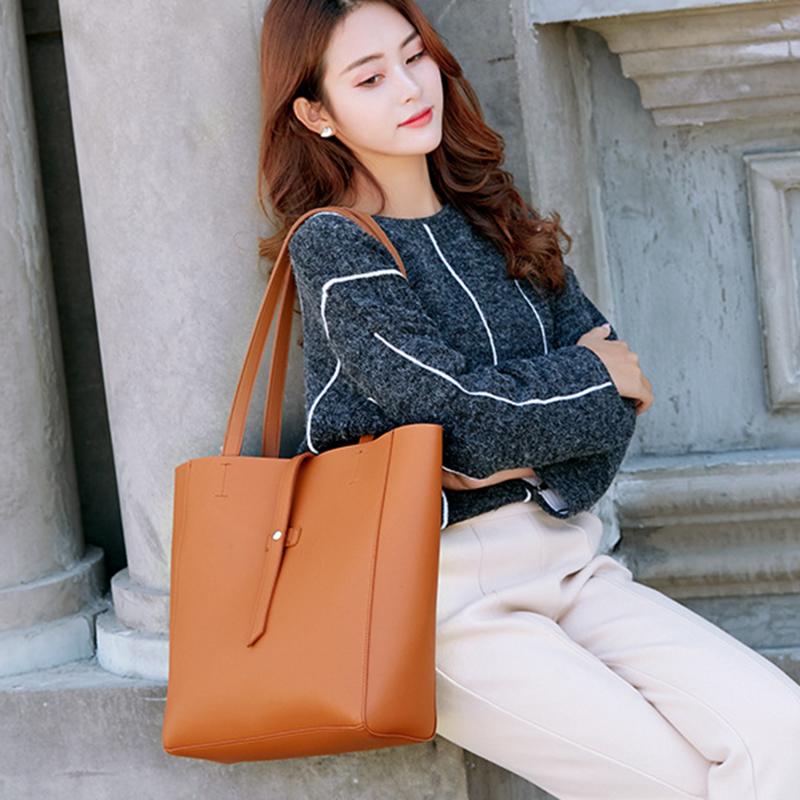 

Evening Bags Big Shoulder Bag For Women Fashion Large Handbag PU Leather High Capacity Messenger