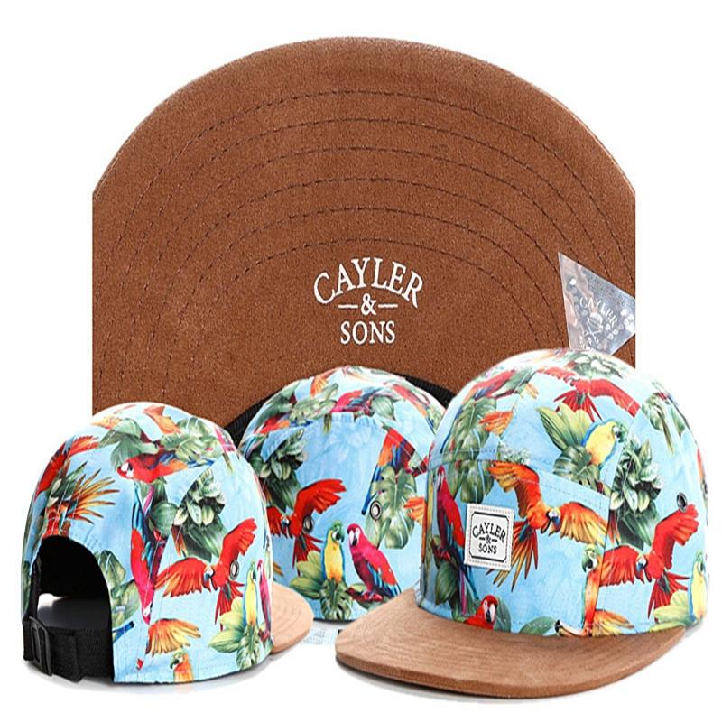 

Cayler & Sons 5 panel Snapback hats flower maple leafs Hip Hop men women Cap Fashion Baseball Caps Gorras Boys Sport, Blue;gray