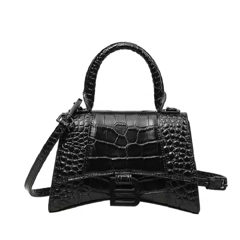 

Women Luxurys Designers Bags 2021 Trendy Leather Hourglass Pattern Retro Genuine Small Mini Messe Designer Handbag Handbags Totes Crossbody Bag