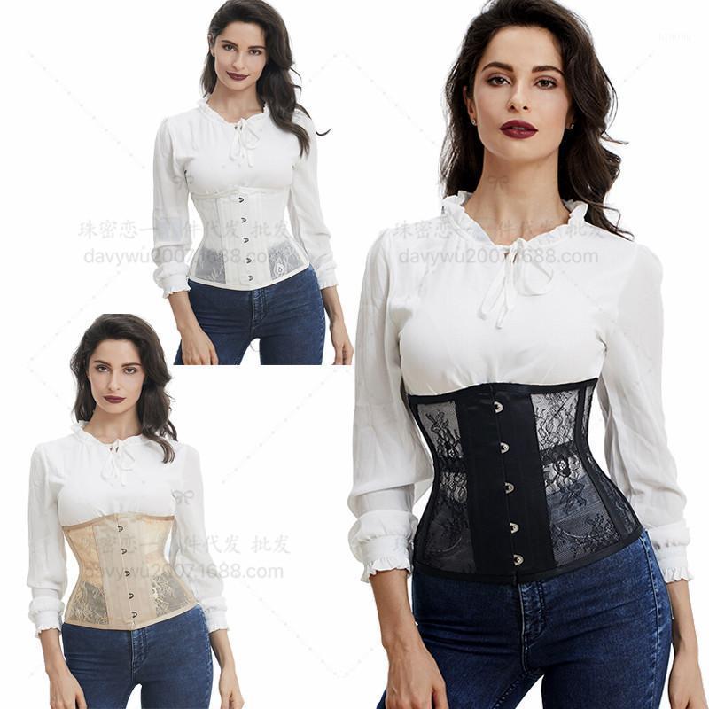 

Bustiers & Corsets -6XL Spring And Summer Decoration Wild European American Court Style Waist Super Slim Girdle All-Steel Women's Belt, Black