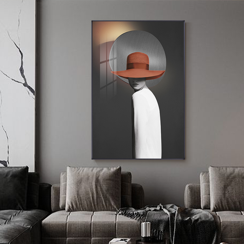 

Modern Fashion Urban Woman Abstract Wall Art Canvas Painting Nordic Living Room Decorative Picture Posters and Prints Home Decor