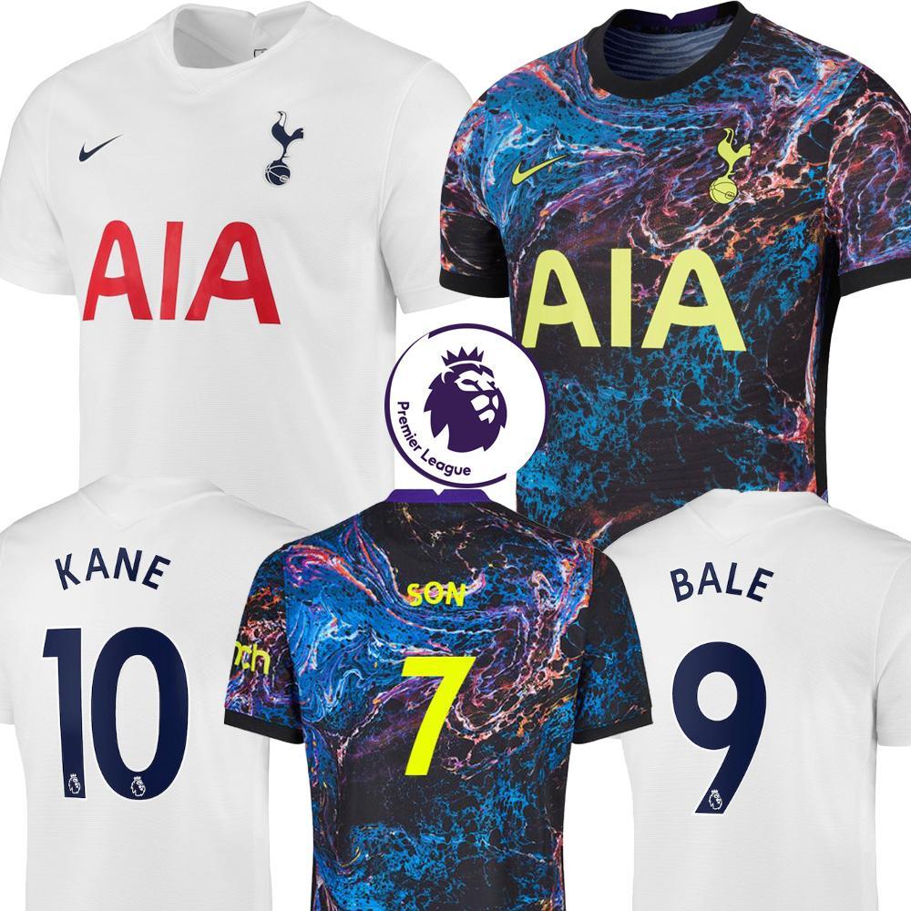 

2021 2022 TOTTENHAM Soccer Jerseys KANE SON BALE HOJBJERG BERGWIJN LUCAS DELE Football kit shirt NDOMBELE Men Kids Set Uniform, Away+epl