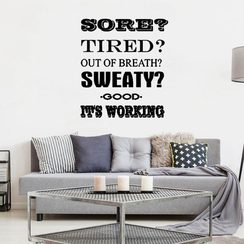 

Wall Stickers Motivational Quotes Sentences Phrases Decals Office School Living Room Removable Wallpaper Decorations DW7722