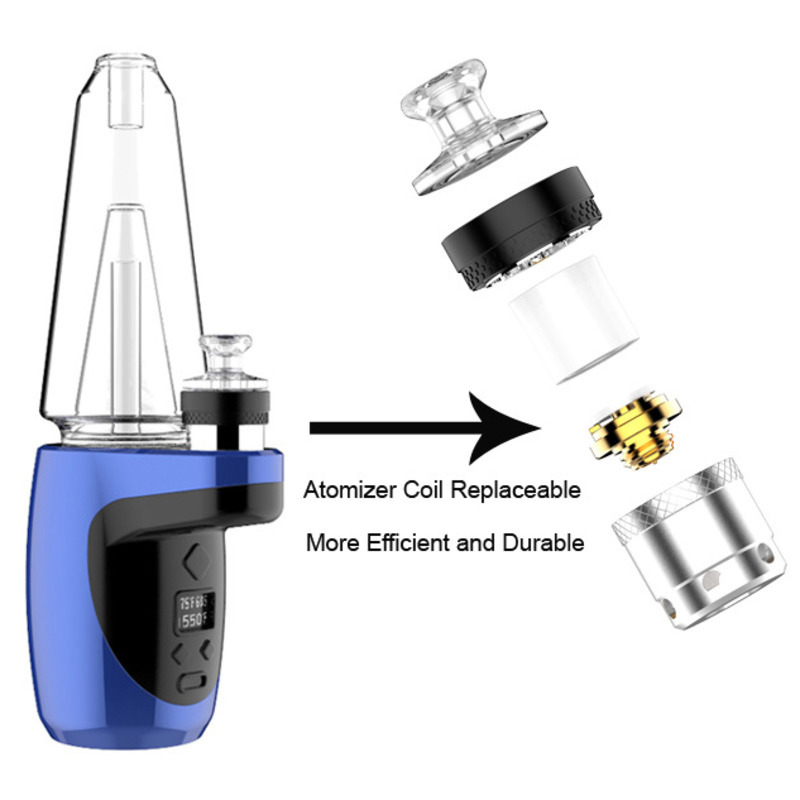 

UPS or DHL Original DABRIG T2 Atomizer Tank Carb Cap Enail Kit Heating Head Ceramic Heat Base Coil Element Bowl Replacement For T2