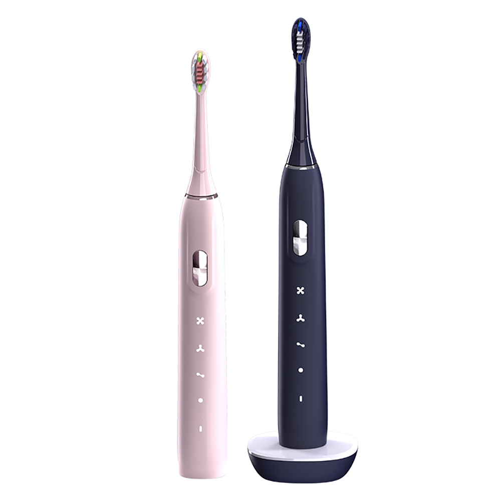 

Sonic Electric Toothbrushes 4 Modes USB Inductive Charging Built-in Smart Timer Rechargeable Waterproof For Couples And Teens