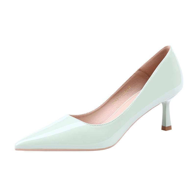 

Dress Shoes Office Lady Work Women Pumps Pointed Toe All Match Sexy Shallow Mouth Korean Style Fashion 6cm Thin High Heels, Black