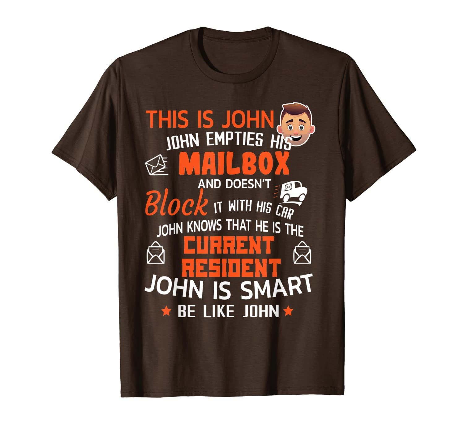 

funny mail carrier gift for postman mailman postal worker t-shirt, White;black