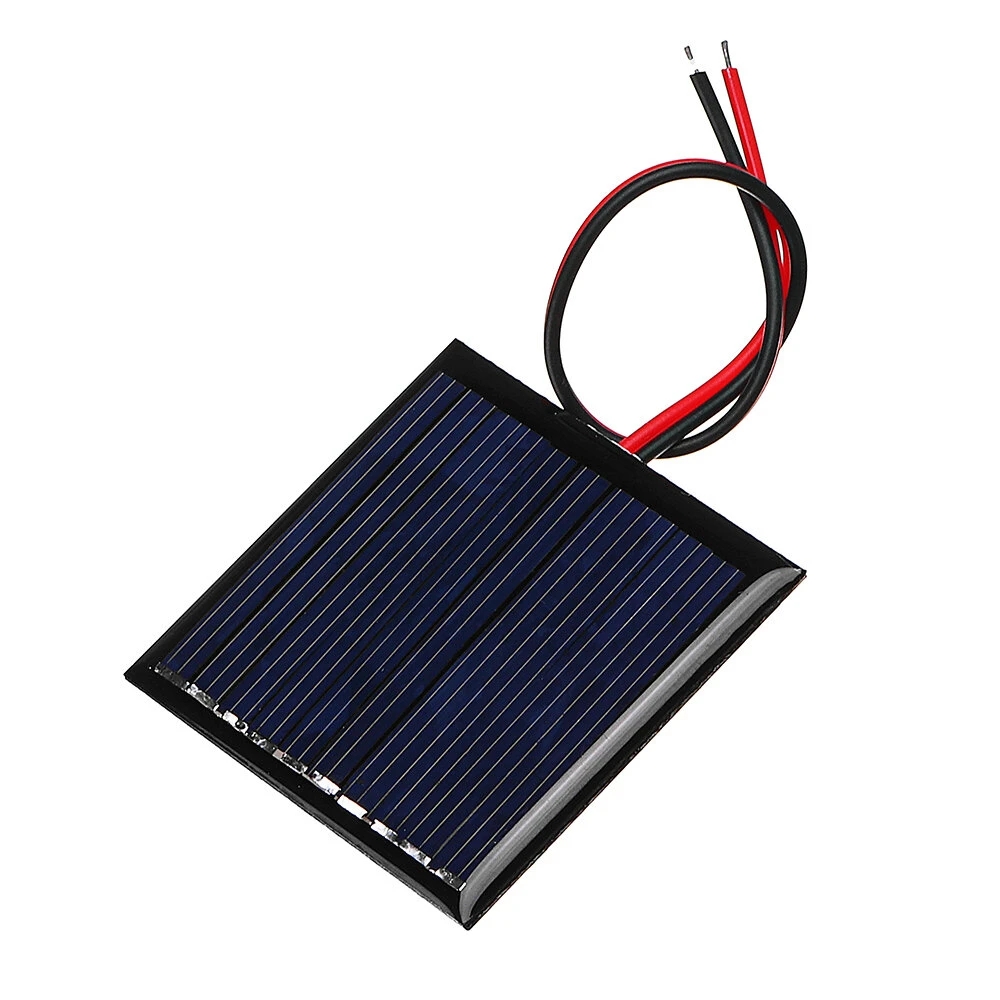 LEORY 0.25W 5V 45*45mm Mini Polysilicon Solar Panel Epoxy board with Wire-image-686538260