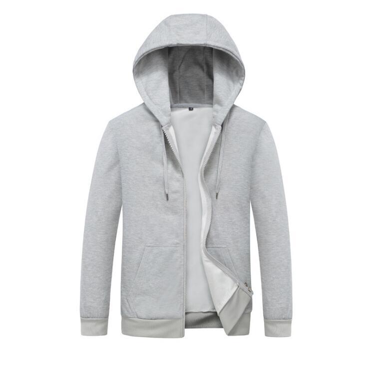 

Men's Hoodies & Sweatshirts 2021 Autumn Men Casual Slim Fashion Jacket Male Long Sleeves Hooded Sweatshirt, Ln1404 -black