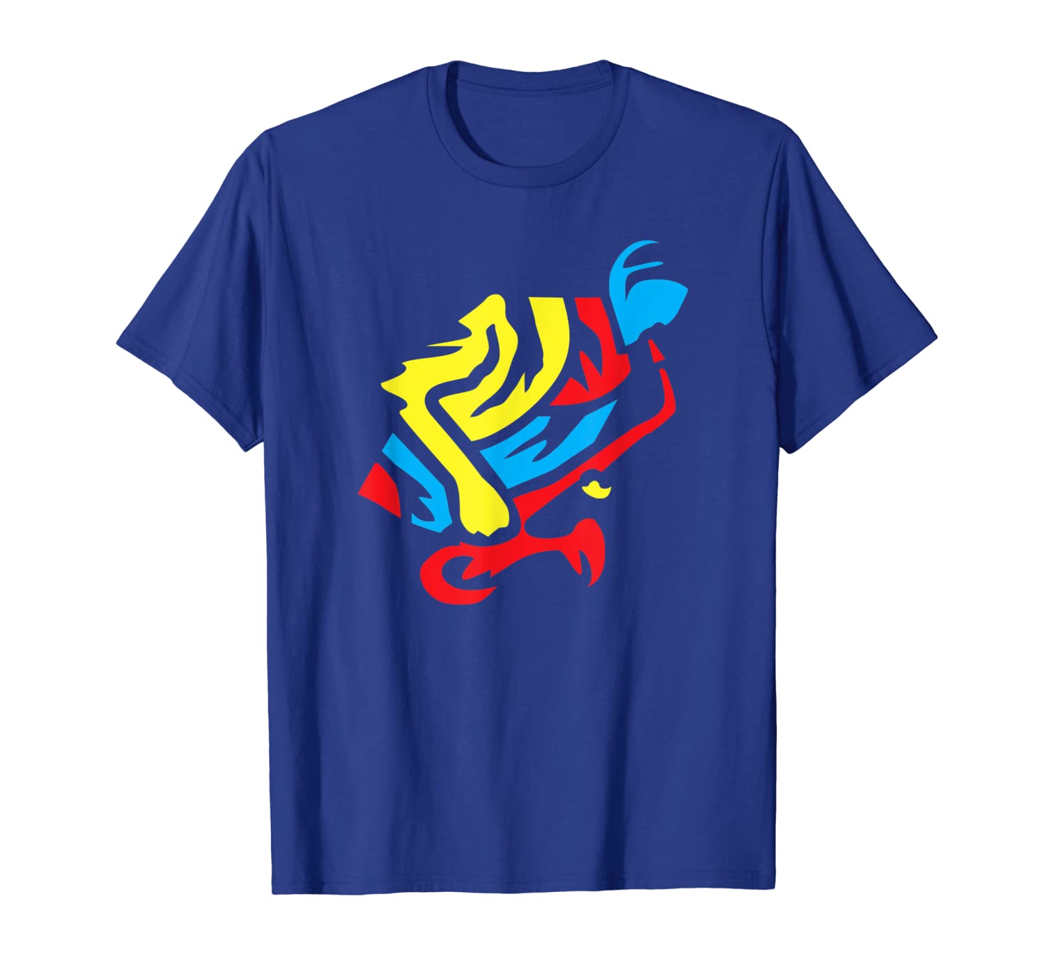 

colorful modern saxophone musician t-shirt, White;black