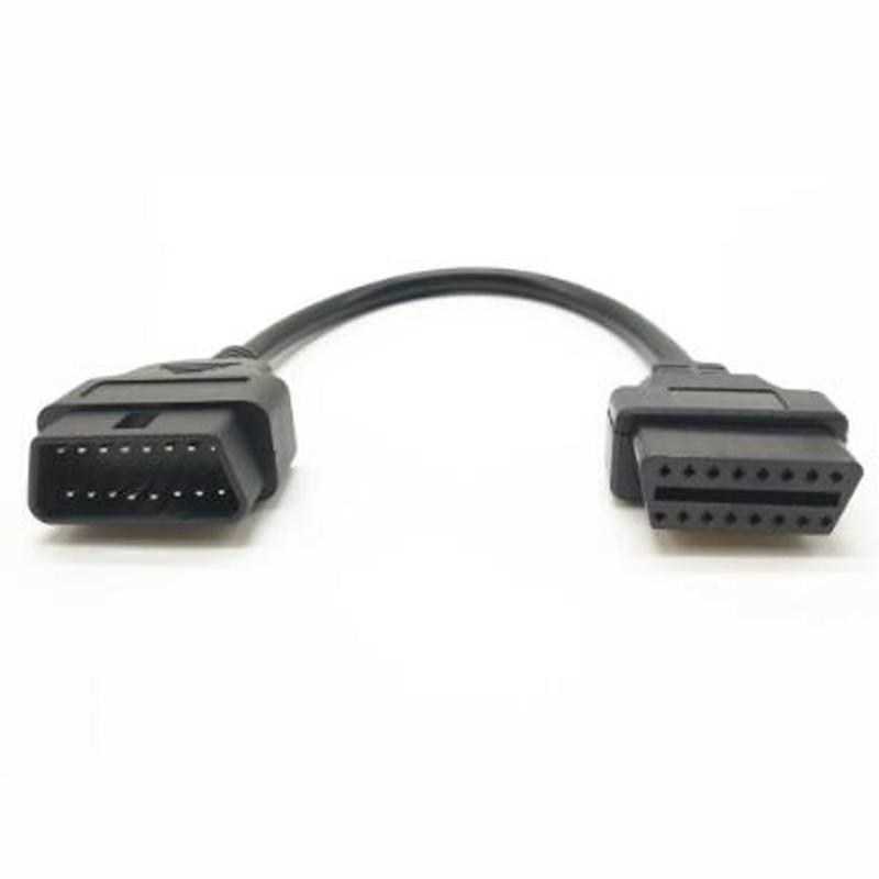 Outils de diagnostic 0.3 / 1.5 / 3 mètres mâle à 16Pin femelle OBD II connecteur OBD2 câble d'extension 16 broches voiture Scanner convertir adap