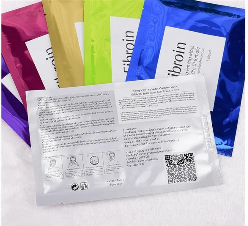 

Thailand Fibroin Face Mask Silk Masque Skin Care Deep Moisturizing Facial Masks