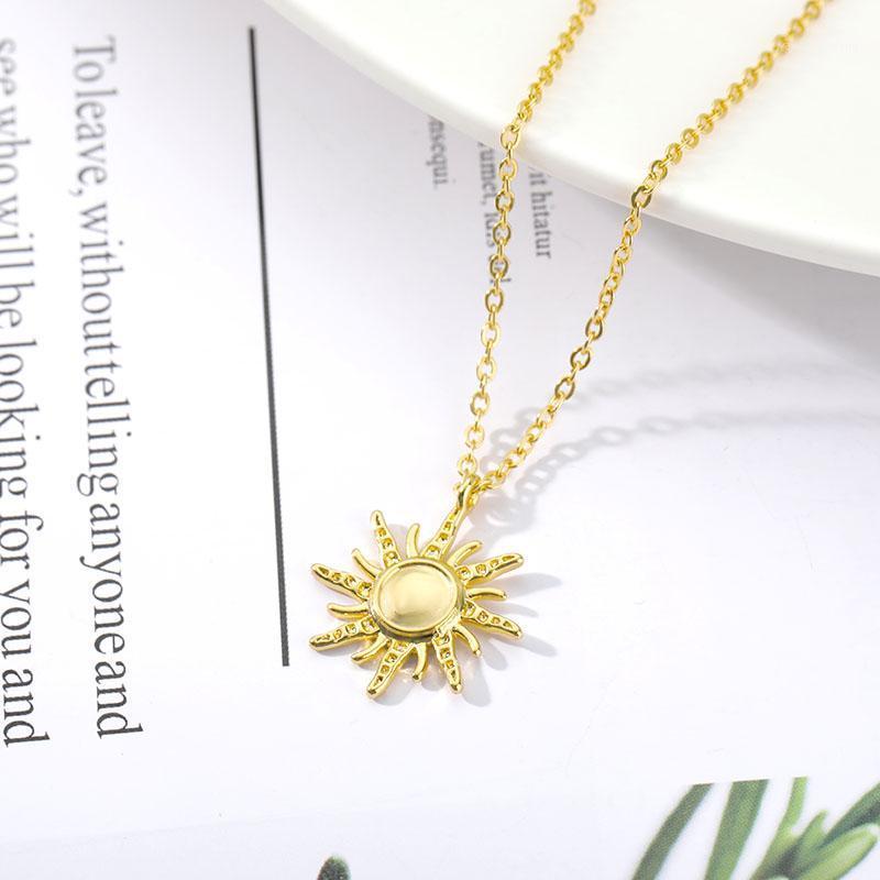 

You Are My Sun Latest Trend 316 Stainless Steel Women Jewelry Gold Pendant Necklace The Beach Gift For Girls Chains
