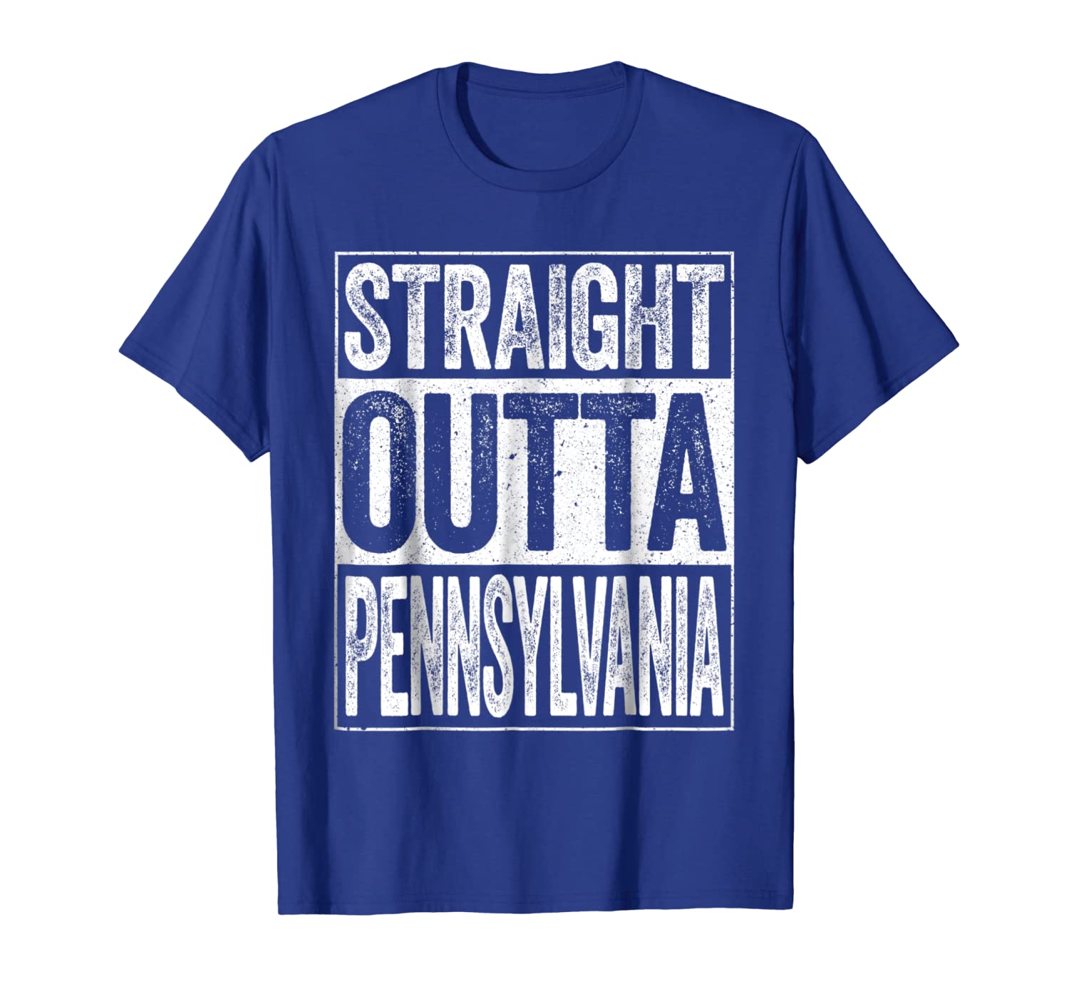 

straight outta pennsylvania t-shirt pa state gift shirt, White;black