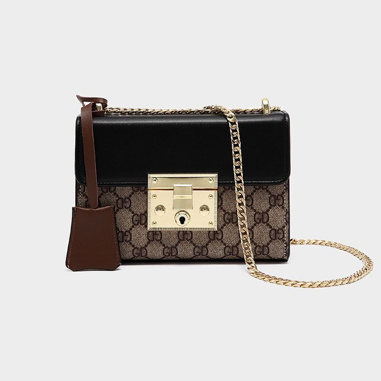 

70% Off exclusive Live broadcast selling high quality oil women's bag small square buckle Pu single shoulder synthetic leather Single Shoulder, Camel