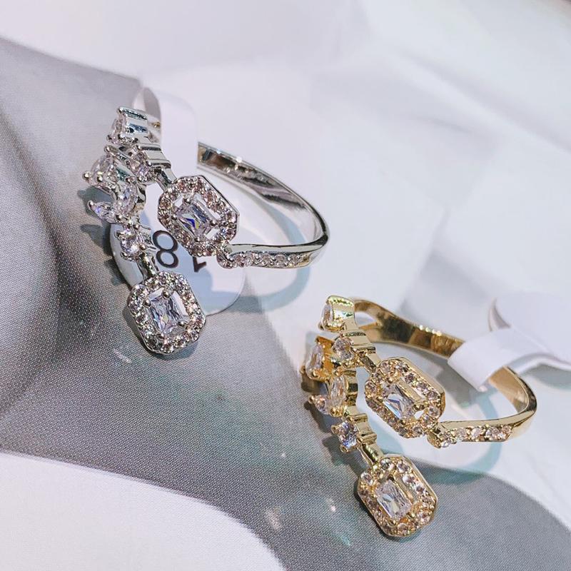 Cluster Rings HIBRIDE Trendy Women's Jewelry Hand Made Cubic Zirconia For Women Party Accessories Bagues Pour Femme R-208-image-703318935