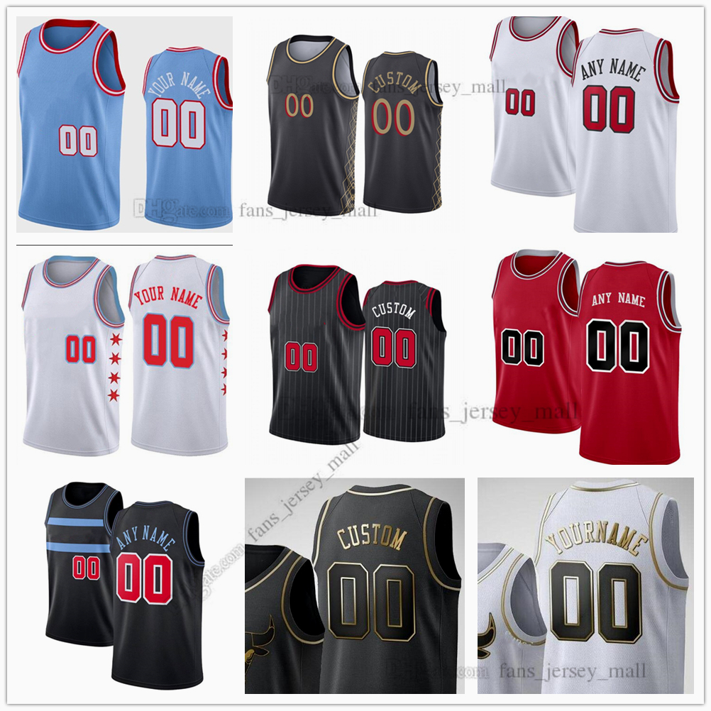 

Custom Printed 75th City Basketball Jerseys 9 Nikola DeRozan Vucevic 11 DeMar 8 Zach 2 Lonzo LaVine Ball 6 Alex Caruso 44 Patrick Williams Coby 0 White 7 Troy Brown