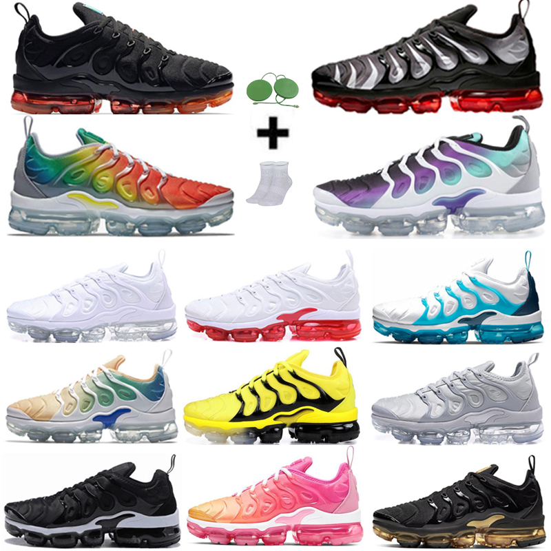 

Running shoes Plus men women Hyper Violet White red Triple Black Aurora Green Lemon Lime Blue Fury Bumblebee sneakers trainers sport size 36-45, Core black