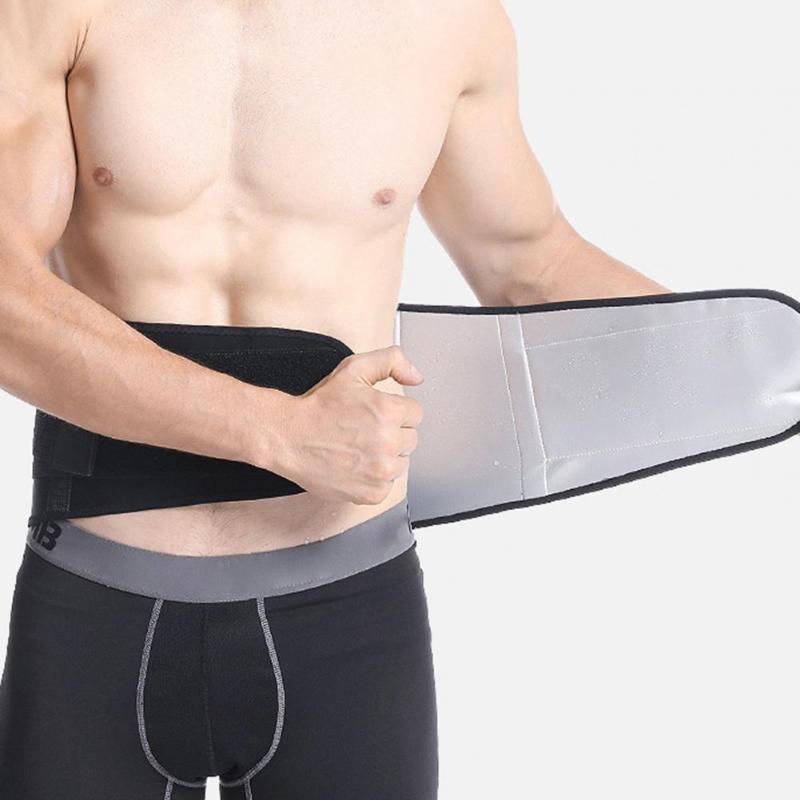 

Elbow & Knee Pads Fashion Lightweight Wear Resistant Large Sticking Area Workout Lumbar Belt Fat Burning, Black;gray
