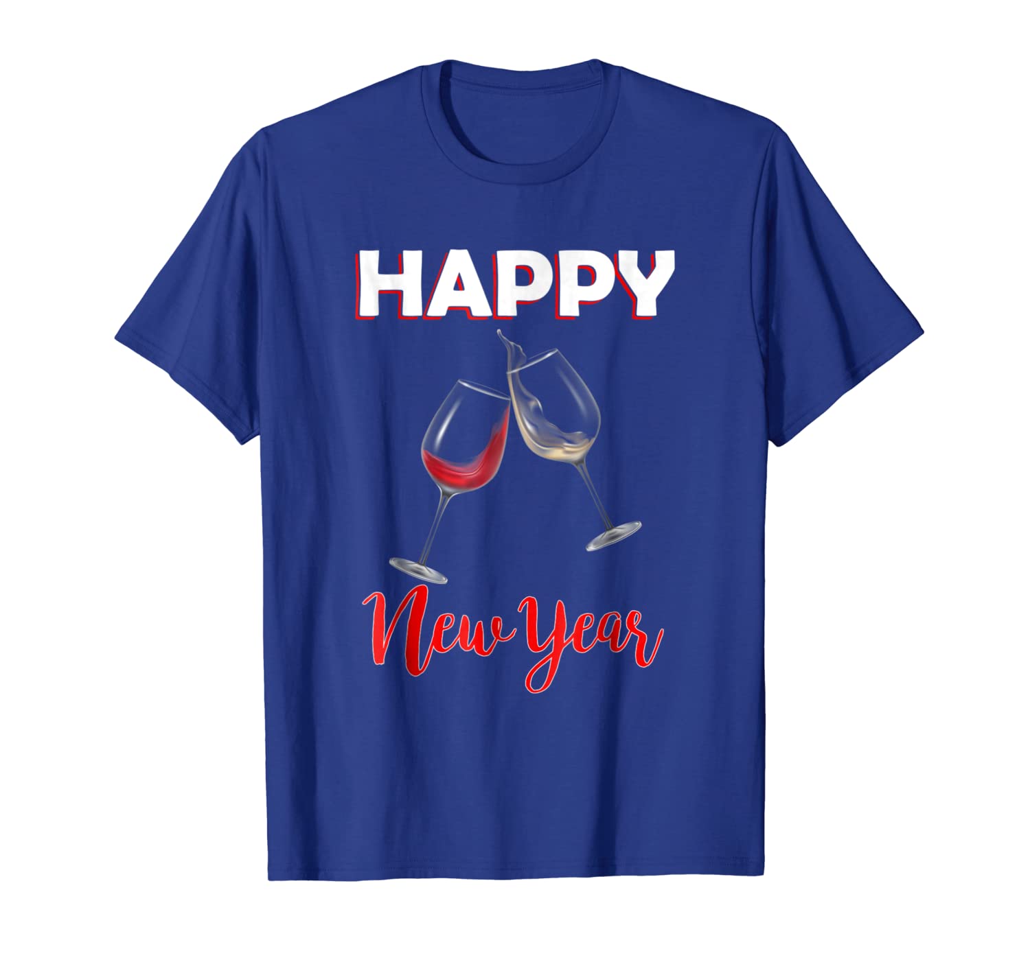 

happy new year 2019 wine tshirt funny new year 2019 gifts, White;black
