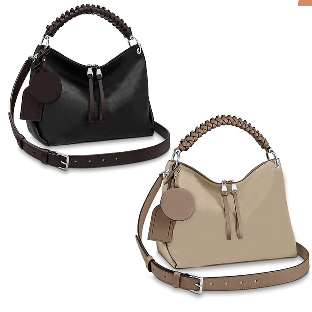 

M56084 M56073 BEAUBOURG HOBO MM bag women canvas genuine calfskin silver hardware handbag purse strap shoulder bag tote