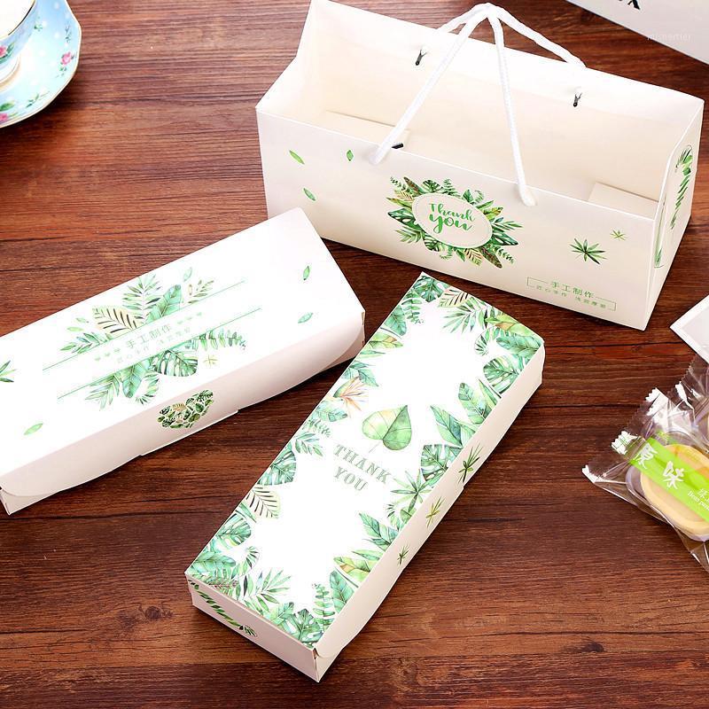 

Gift Wrap 10/20pcs Green Leaves Creative Candy Box Wedding Favor Chocolate Party Supplies And Bag Baby Shower