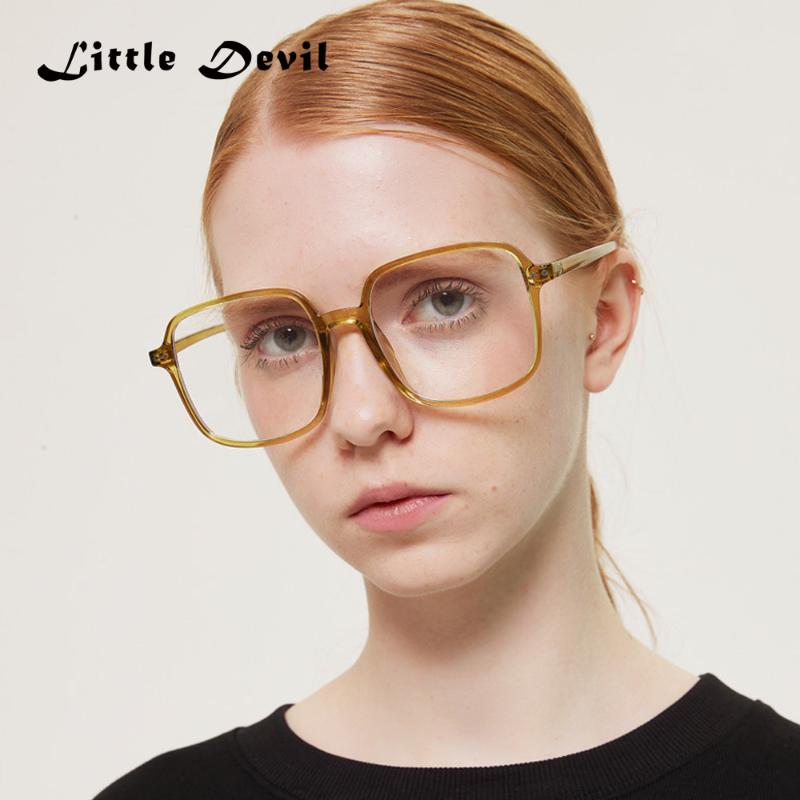 

Sunglasses Transparent Computer Glasses Big Frame Women Men Anti Blue Light Round Eyewear Blocking Optical Spectacle Eyeglass