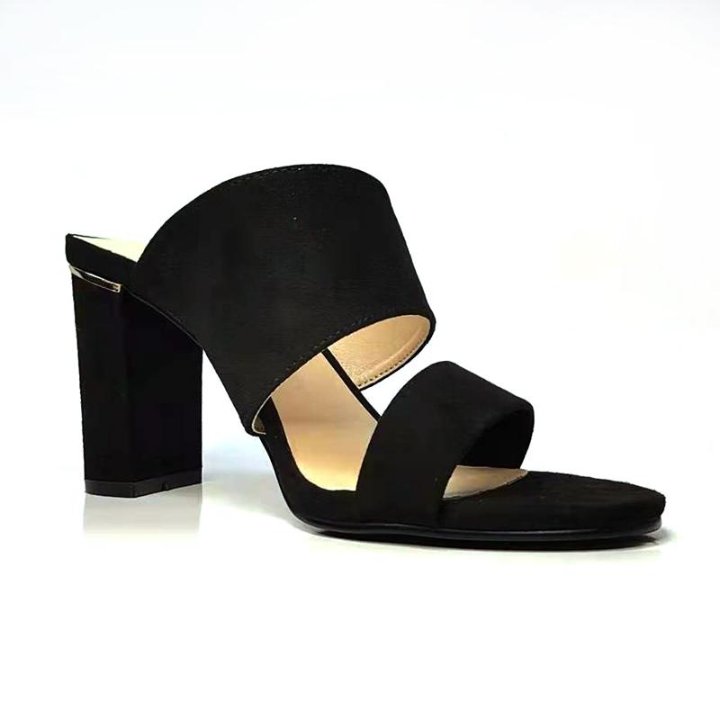 

Sandals LAUSLES High Heels Sexy Women's Shoes Extra Large Wedding Classic, Black