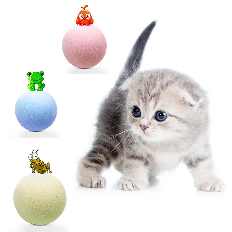 

Pet Supplies Gravity Ball Insect Calling Christmas Cat Toys Wool Sounding Interactive Catnip Small Animal