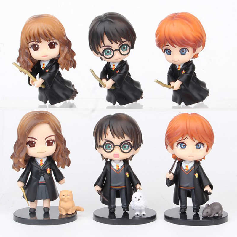 Adornos de muñecas Harry Potter Anime figura de acción modelo juguetes 