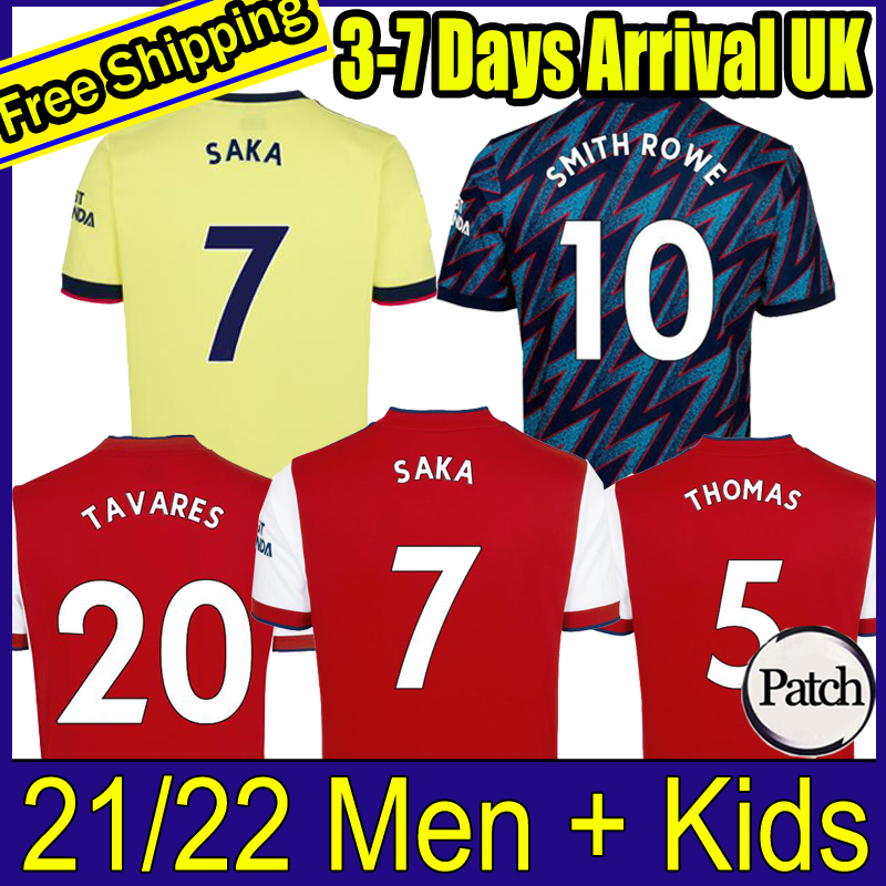 

men kids 21 22 SAKA TAVARES SMITH ROWE PEPE THOMAS Arsen soccer jerseys SAMBI LOKONGA WILLIAN NKETIAN football shirt 2021 2022 Camiseta de futbol TIERNEY maillot foot, 21-22 home