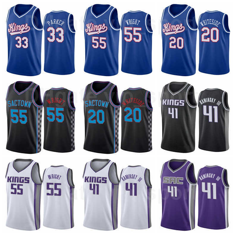 

Printed Basketball 33 Jabari Parker Jersey 41 Frank Kaminsky 55 Delon Wright 20 Hassan Whiteside Black Blue Purple Size S to XXXL