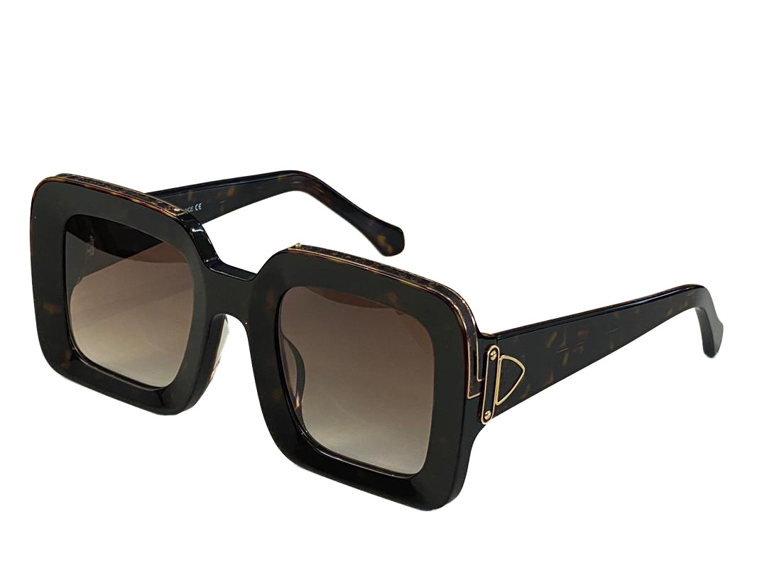 

Sunglasses For women and men Summer 1592 style Anti-Ultraviolet Retro Plate Square full frame fashion Eyeglasses Random Box