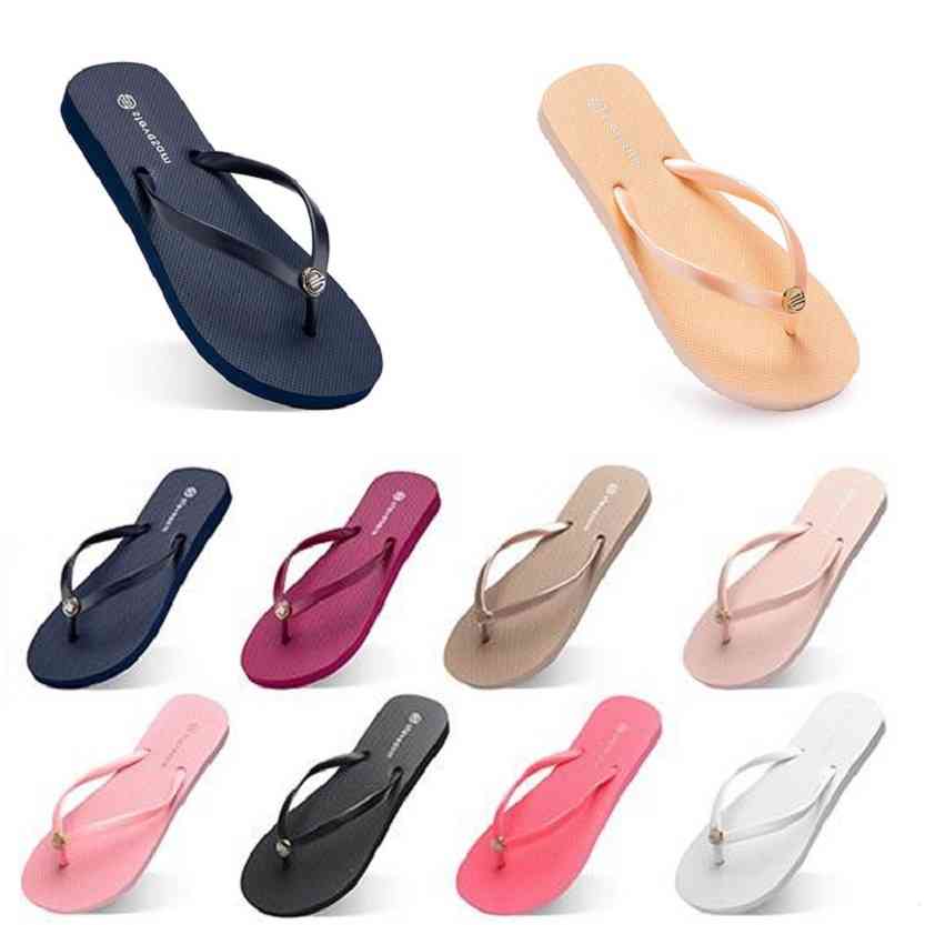 shoes Beach fashion Flip Slippers Flops y16 womens green yellow orange navy bule white pink brown summer sport sneaker 35-38