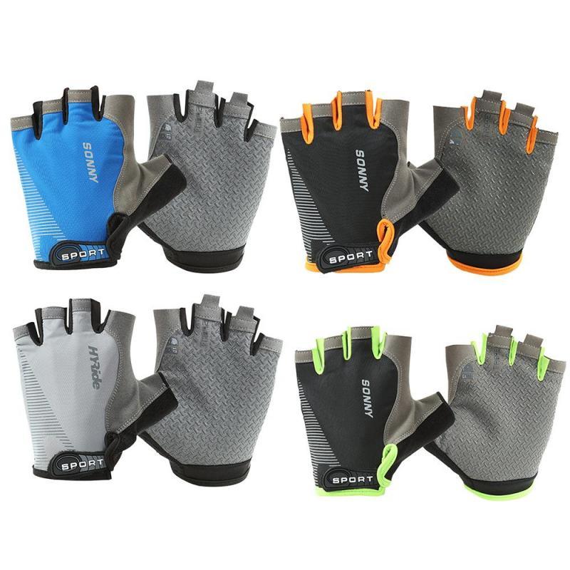 

Sports Gloves Bicycle Half Finger Outdoor For Men Women Breathable MTB Road Racing Riding Cycling Hiking, Black