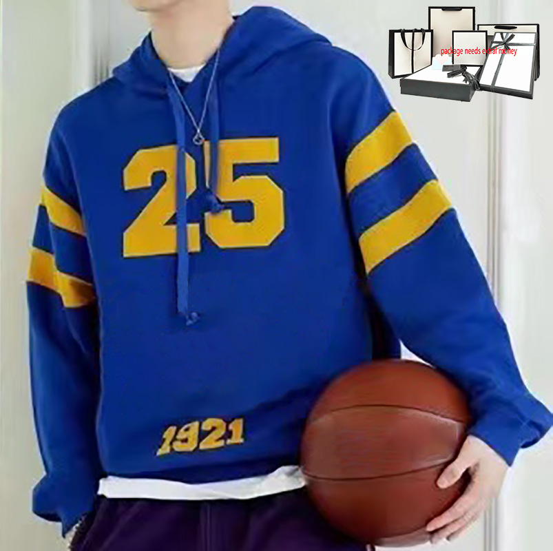 

21ss Autumn Winter Mens Hoodie Fashion Letter Print Sweatshirts Hip Hop Sport Pullover Long Sleeve Loose Sportswear High Quality Couple Tops, Red