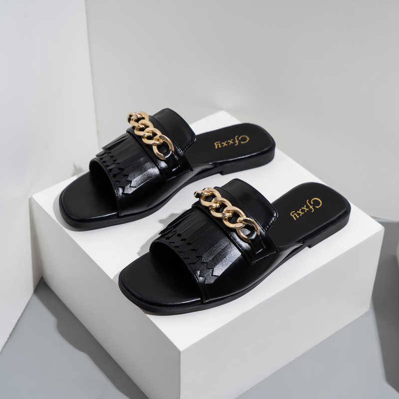 

Luxury designer Summer Women Slippers Sandals Open-toe Flat Slipper Fashion Buckle Beach Slides Casual Flip Flops lady girl Femme Shoes, Red