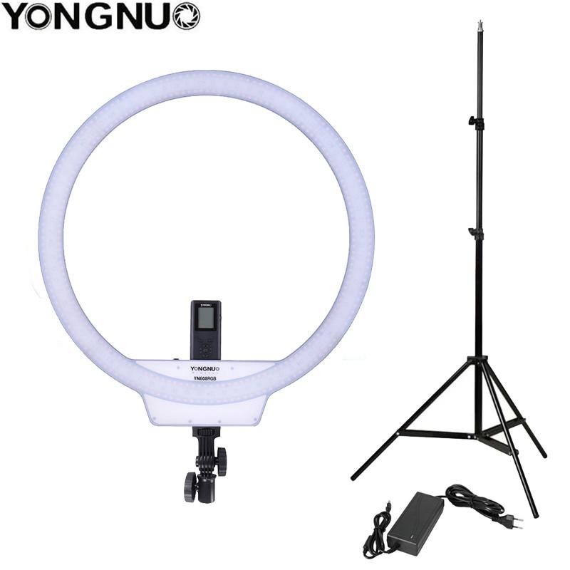 

LED Video Light Pography Ring 5500K With Remote Controller +Carry Bag For Live Flash Heads
