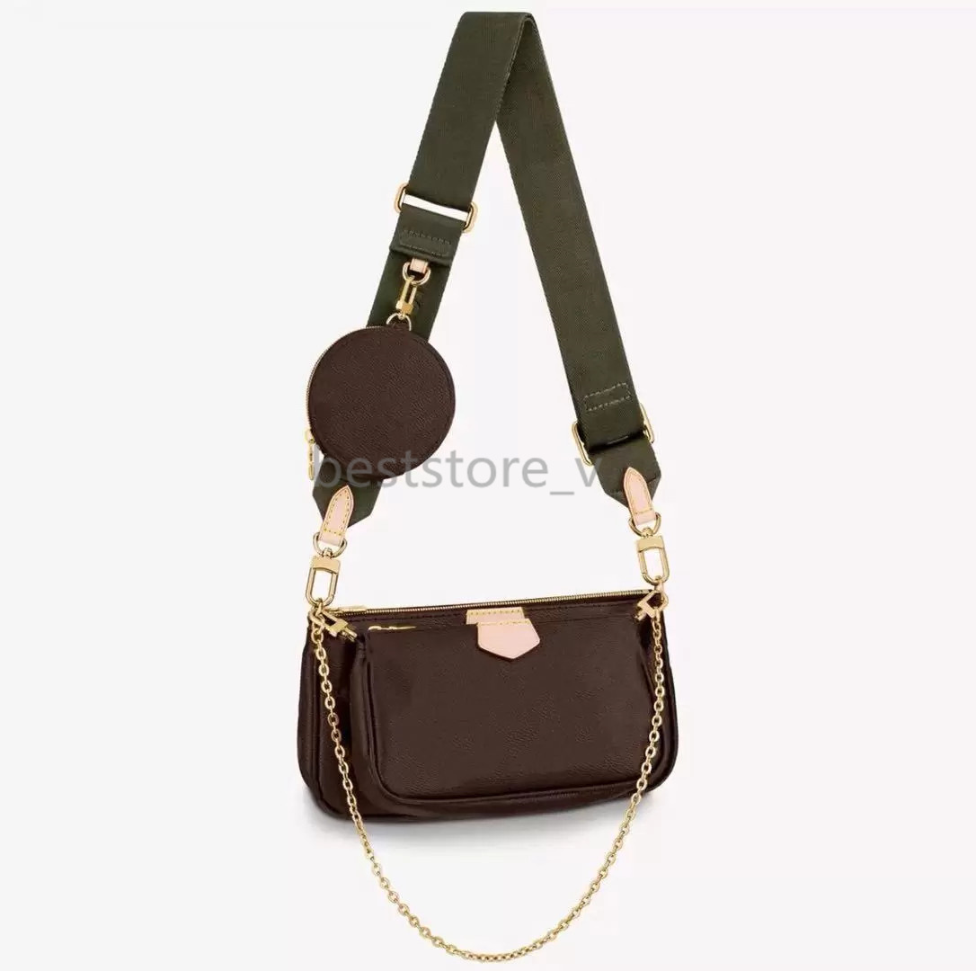 

beststore_v Multi Pochette Accessories Bag Three in One Cross Body A Collection Large Medium Pouch And Small Round Coin Purse Women Classic Mahjong Bags, Dear customers;welcome to our shop;we