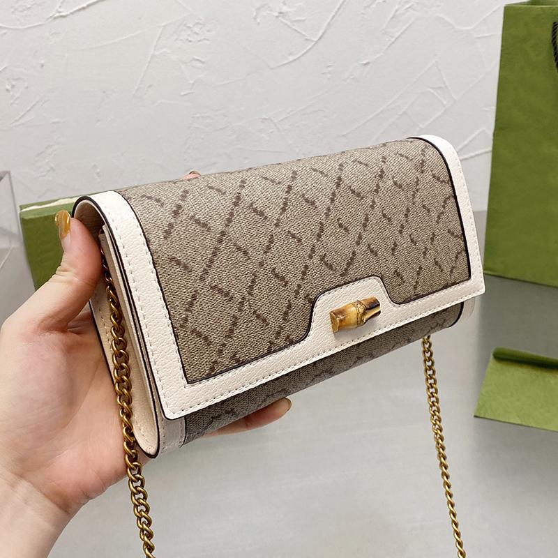 

Luxury Designer Women Evening Bags lady classic Bamboo Closure Shoulder Bag Italy Fashion Cowhide Crossbody Wallet Genuine Leather Handbag