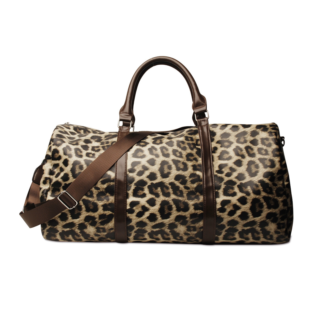 Men Duffel Bags women travel duffle bag Brown flower luggage large capacity sport handbags Designers Model Tote SIZE 45-55CM-image-732883445