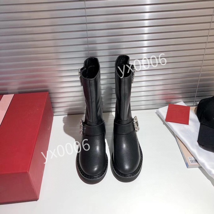 

2021 Women Designer Boots Over-Knee Boot Designers Genuine Leather Thick heels shoes Fashion shoe Winter Fall fz201025, 01