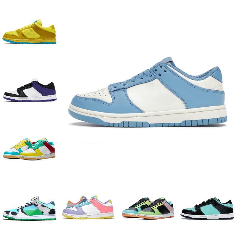 

High Quality SB Running Shoes Men Women Team Green Club 58 Gulf Free 99 Court Purple Coast UNC Black White Sail Lemon Drop Photon Dust Laser Orange Syracuse Sneakers, Please contact us