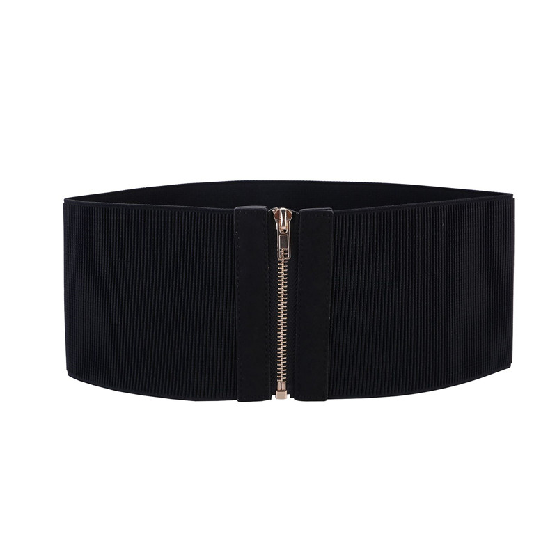 

Autumn Winter Wide Elastic Belts Decorative Women Dress Coat Belt Outdoor Street Style Waistband Wholesale, As pic