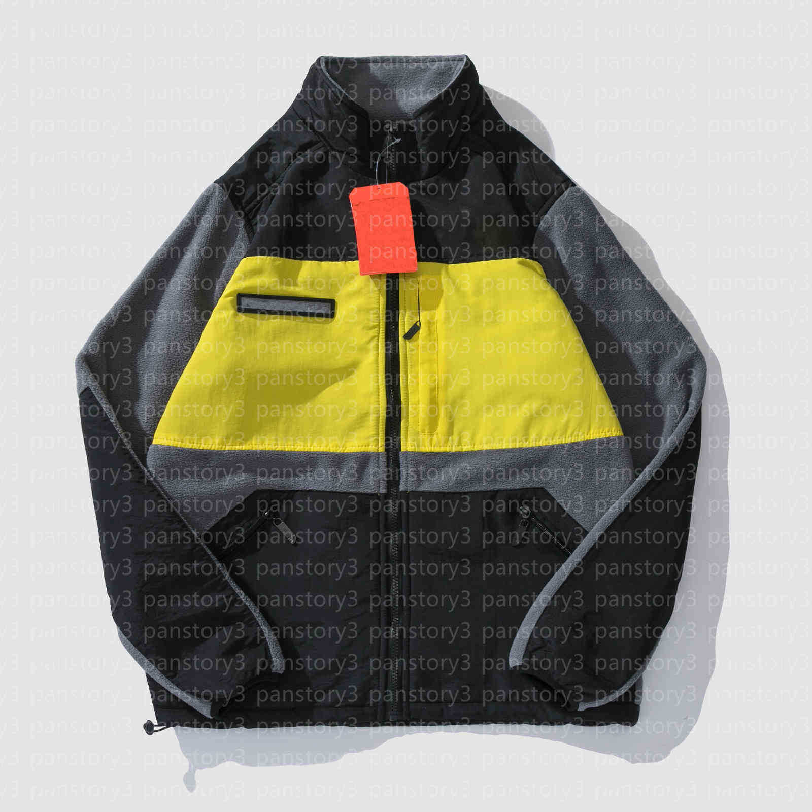 

mens down jacket classic Embroidery designer winter parka fleece turtleneck zippers jackets casual warm coat, Black