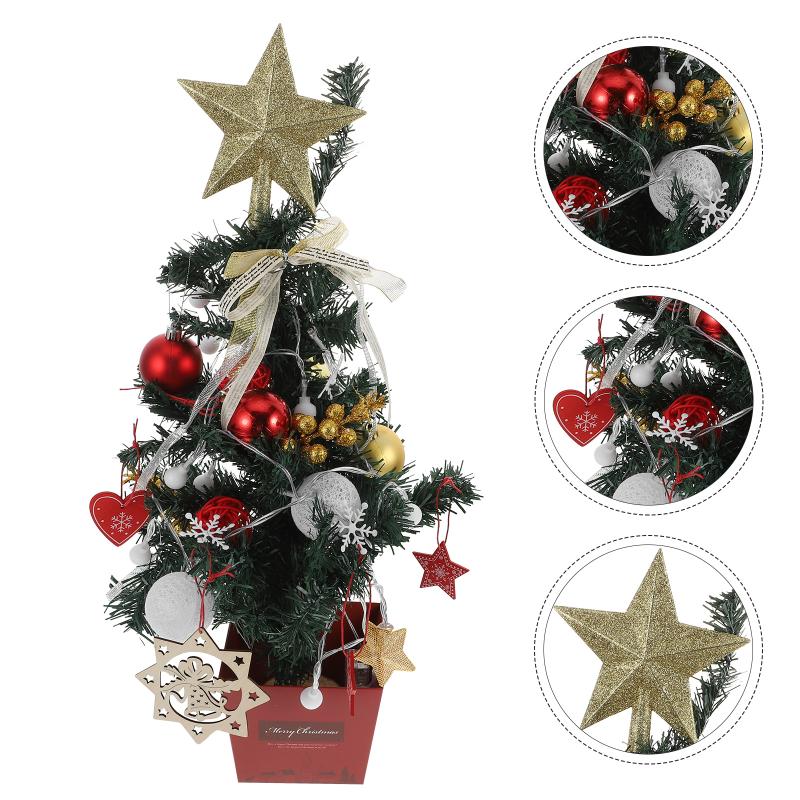 

Christmas Decorations 1Pc Chic Stylish Shop Window Floor Decor Xmas Tree Lovely With Lamp